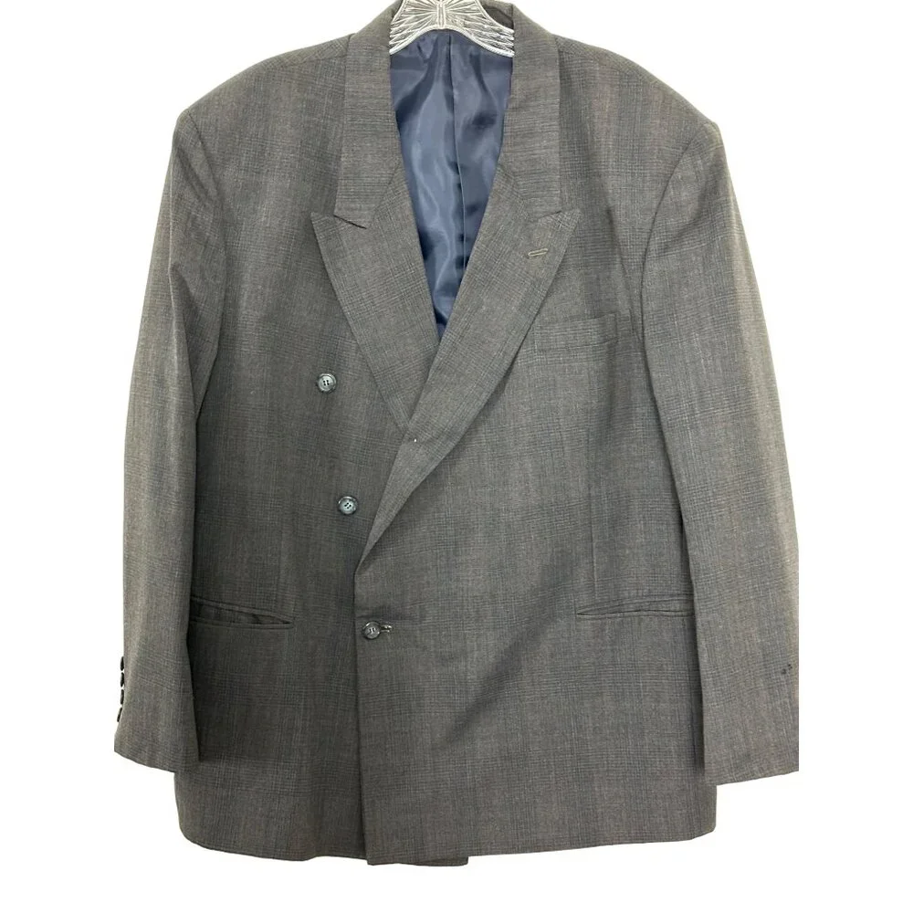 Men’s Suit Polyester Wool  Designers Gino Cappeli Suit Grey  Sku 2687